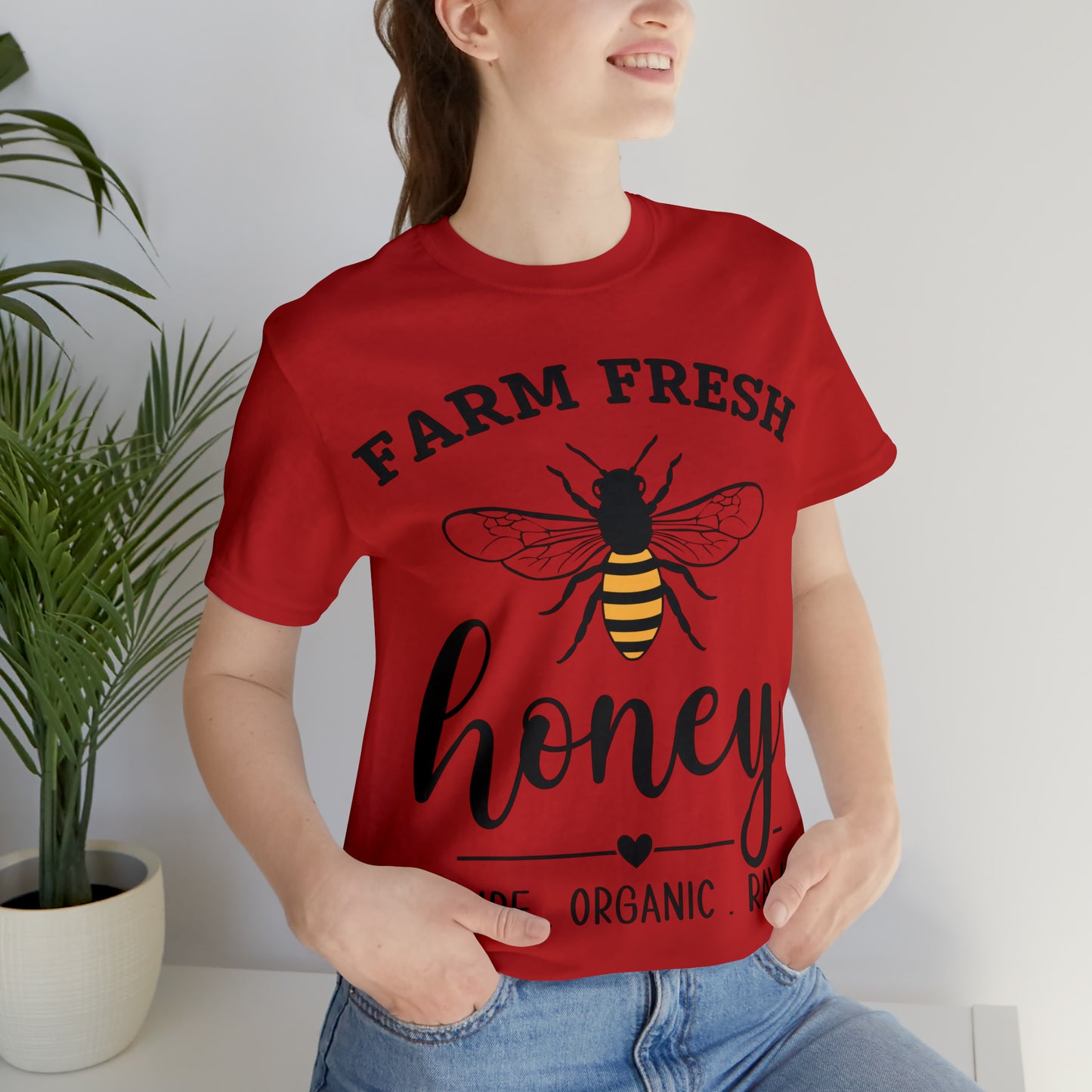 FARM FRESH HONEY - Jersey Tee - 16 COLOR CHOICES - Sizes to 3 XL