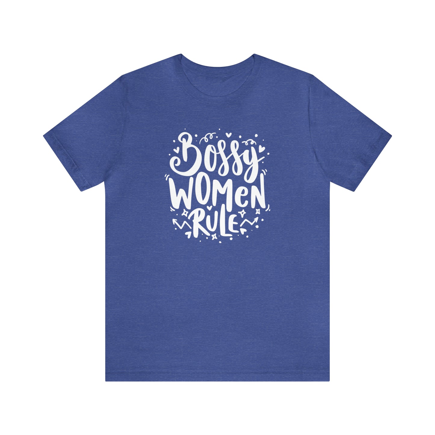 BOSSY WOMEN RULE - Jersey Tee - 16 COLOR CHOICES - Sizes to 3 XL