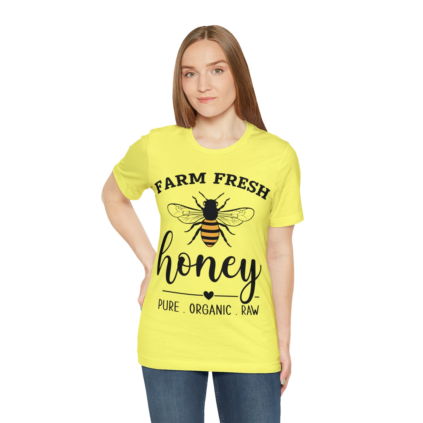 FARM FRESH HONEY - Jersey Tee - 16 COLOR CHOICES - Sizes to 3 XL