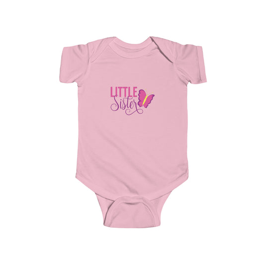 LITTLE SISTER - Infant Fine Jersey Bodysuit - 2 color choices