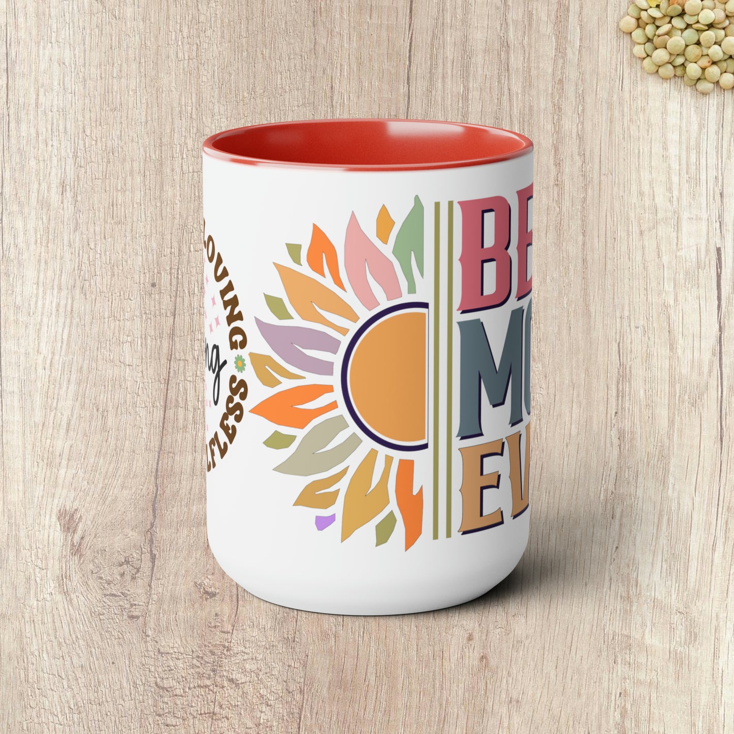 BEST MOM EVER - Two-Tone Coffee Mug - 15oz - 5 Color Options