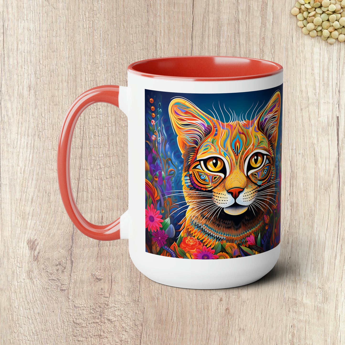 YOU HAD ME AT MEOW  - Two-Tone Coffee Mug - 15oz - 5 Color Options