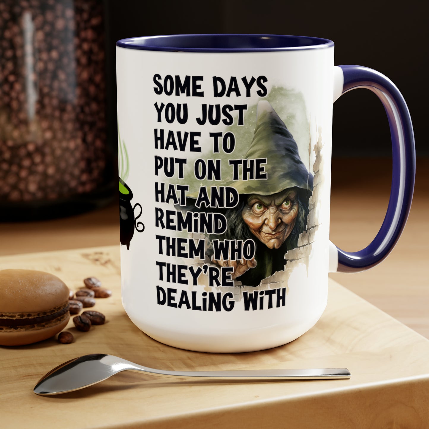 SOME DAYS  - Two-Tone Coffee Mug - 15oz - 5 Color Options