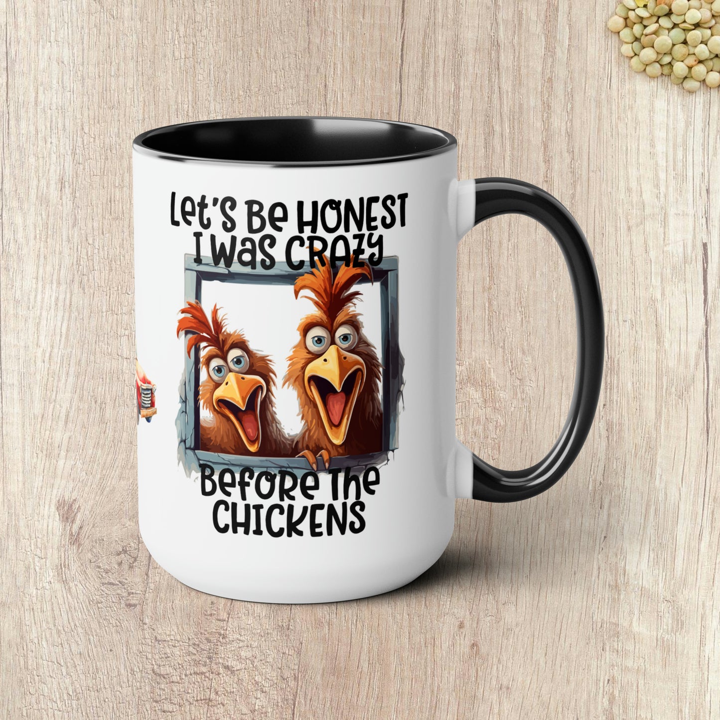 LET'S BE HONEST  - Two-Tone Coffee Mug - 15oz - 5 Color Options