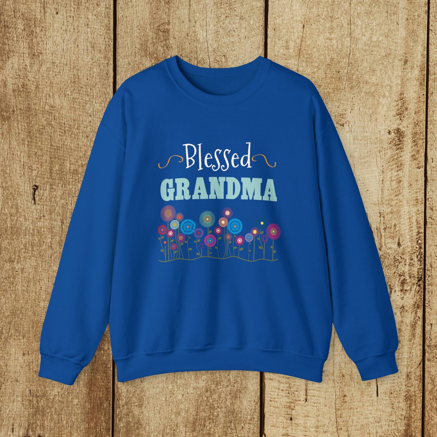 BLESSED GRANDMA - Heavy Blend™ Crewneck Sweatshirt - 6 Colors - Sizes to 3XL