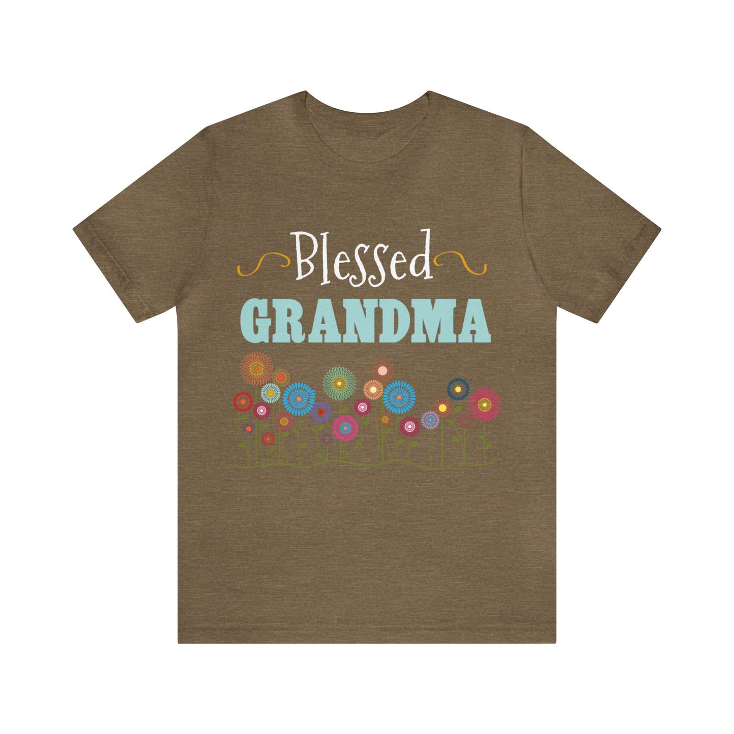 BLESSED GRANDMA - Jersey Tee - 10 COLORS - Sizes to 3 XL