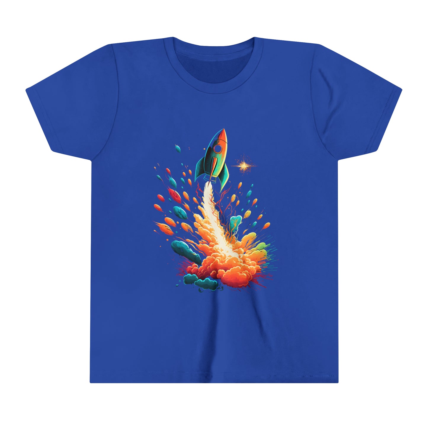 COLORFUL ROCKET TO MARS - Youth Short Sleeve Tee - 3 Color choices