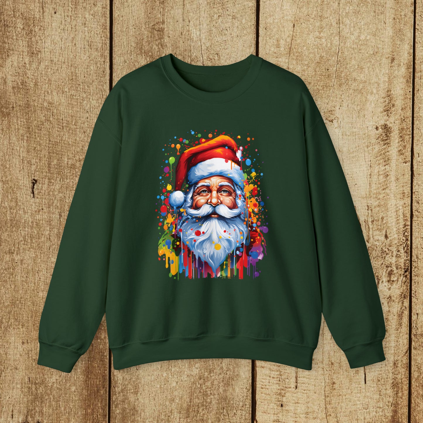 SANTA  - Heavy Blend™ Crewneck Sweatshirt - 16 Colors - Sizes to 3XL