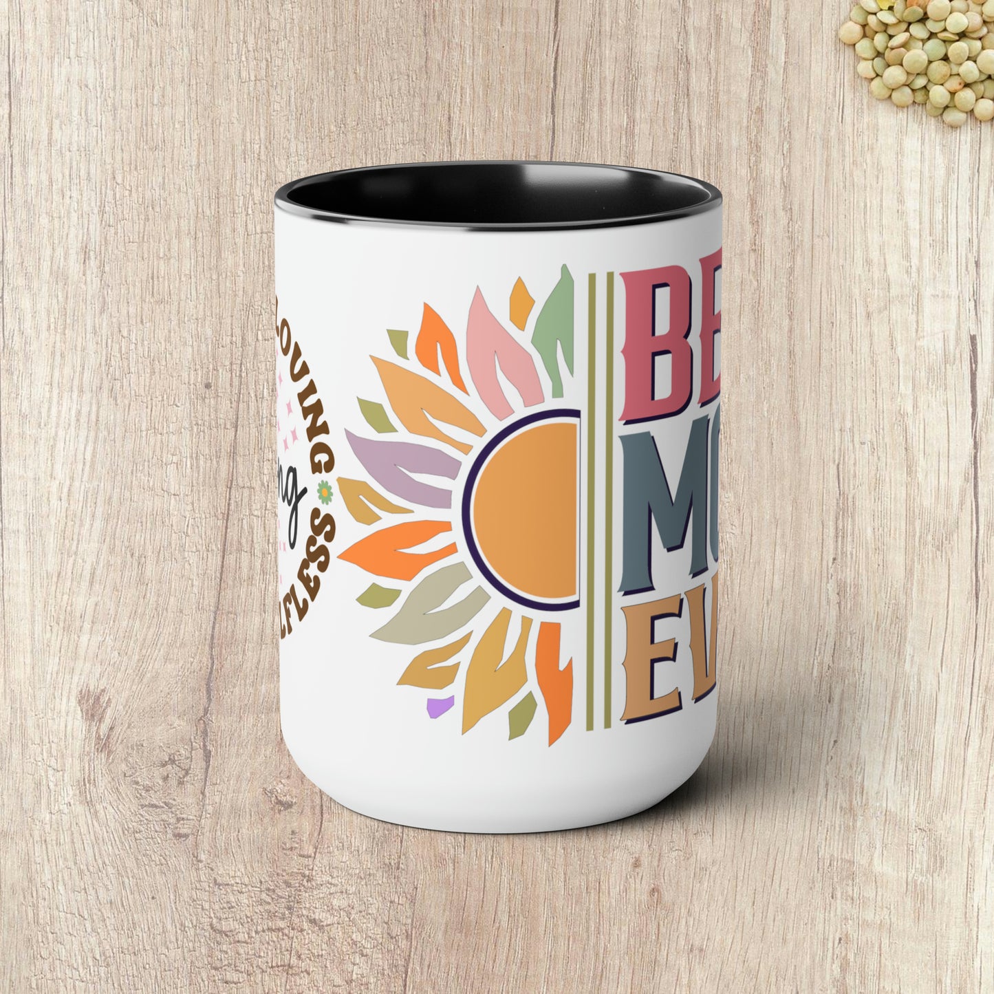 BEST MOM EVER - Two-Tone Coffee Mug - 15oz - 5 Color Options