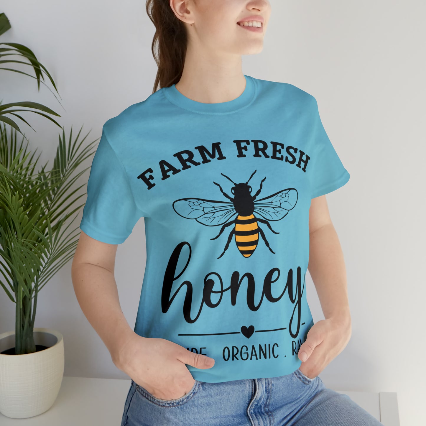 FARM FRESH HONEY - Jersey Tee - 16 COLOR CHOICES - Sizes to 3 XL