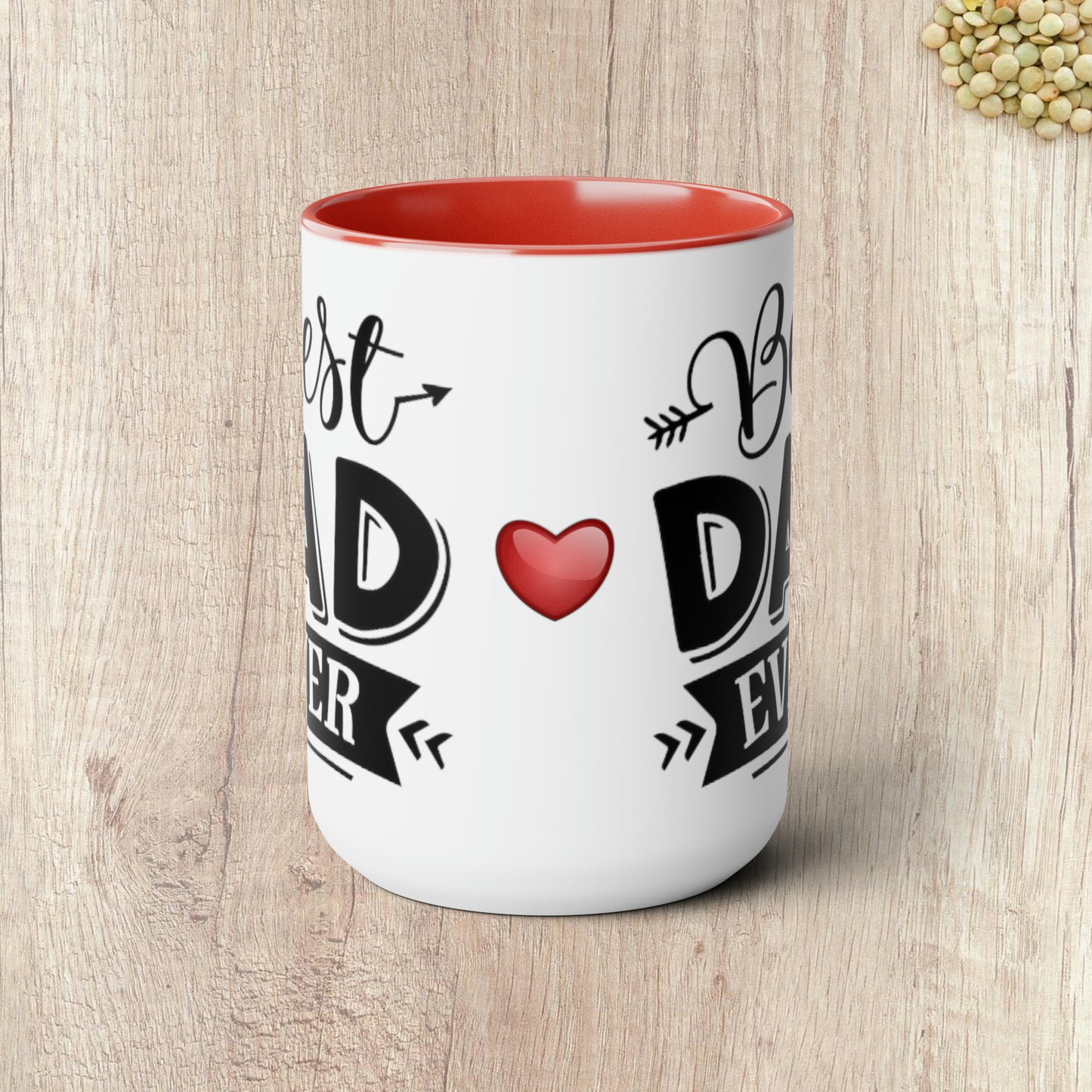 BEST DAD EVER - Two-Tone Coffee Mug - 15oz - 5 Color Options