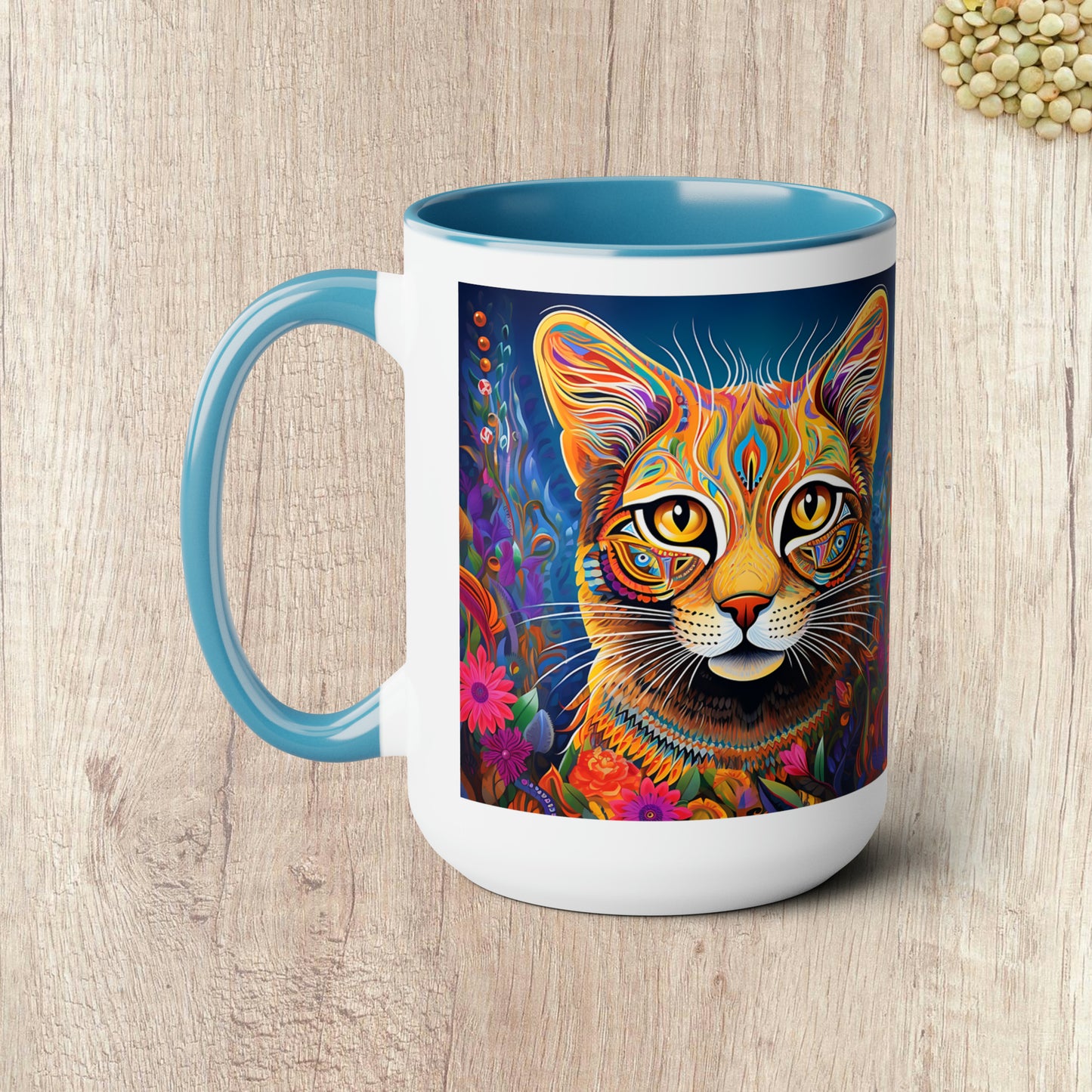 YOU HAD ME AT MEOW  - Two-Tone Coffee Mug - 15oz - 5 Color Options