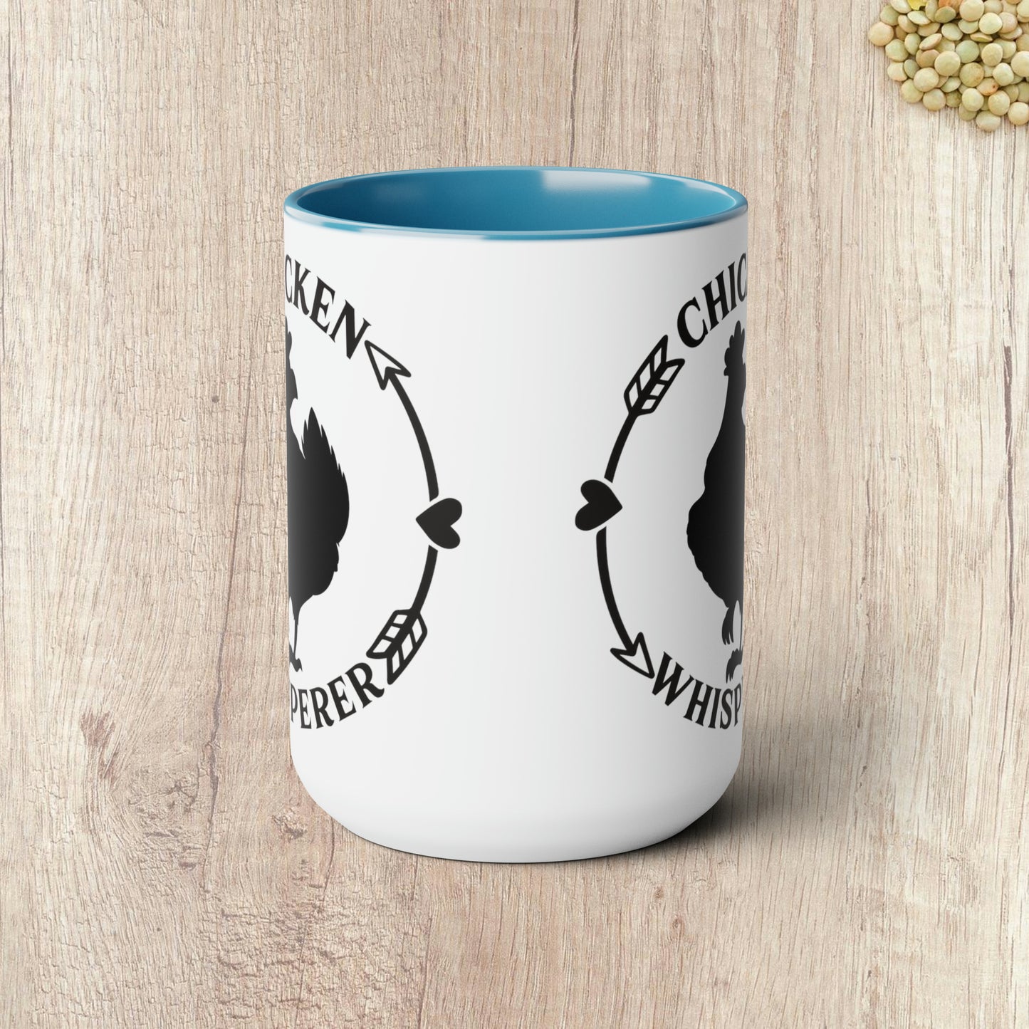 CHICKEN WHISPERER  - Two-Tone Coffee Mug - 15oz - 5 Color Options