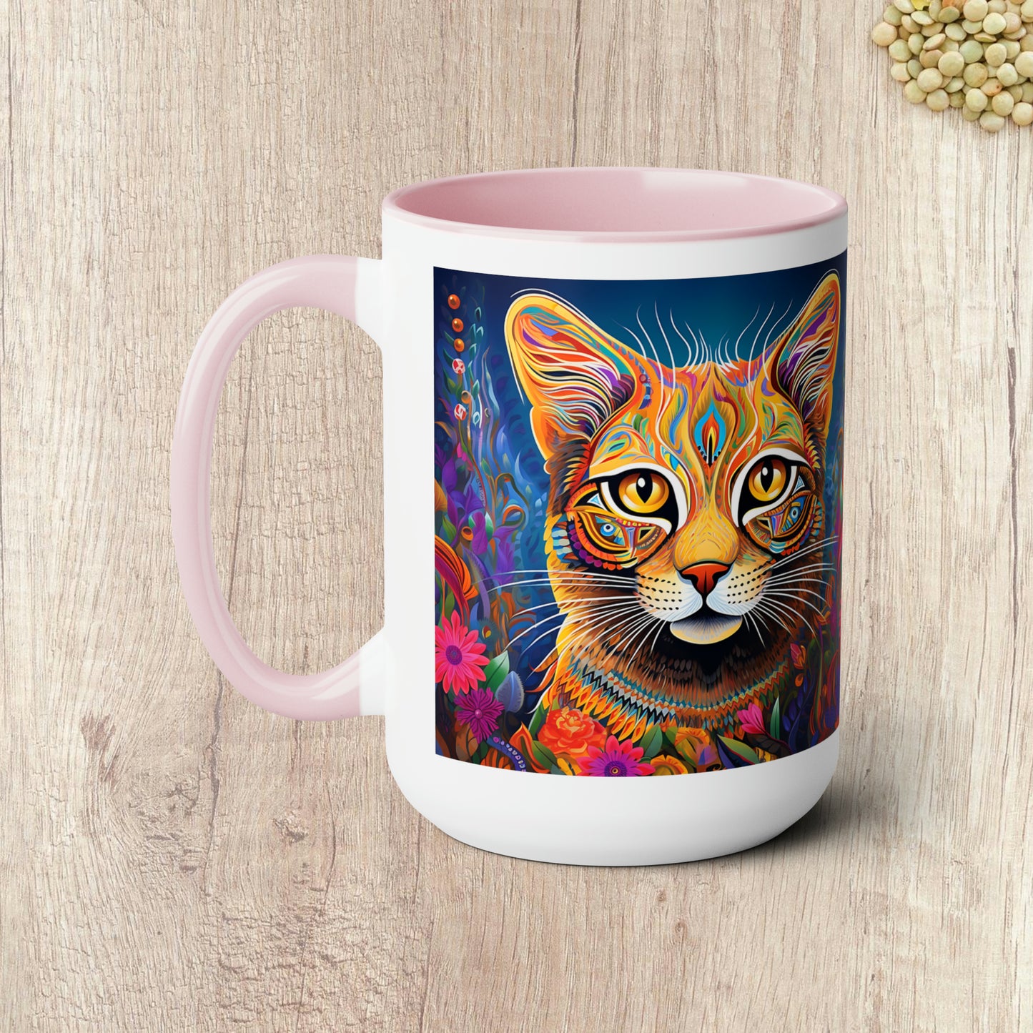 YOU HAD ME AT MEOW  - Two-Tone Coffee Mug - 15oz - 5 Color Options