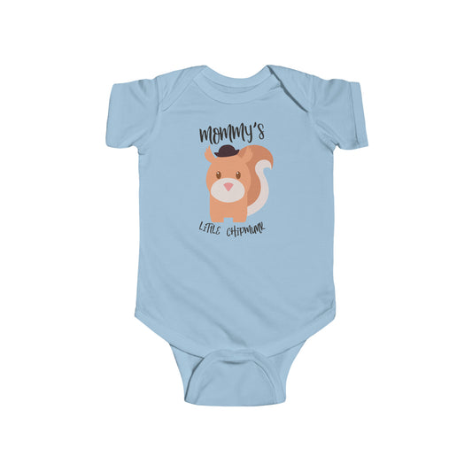 MOMMY'S LITTLE CHIPMUNK - Infant Fine Jersey Bodysuit - 4 color choices