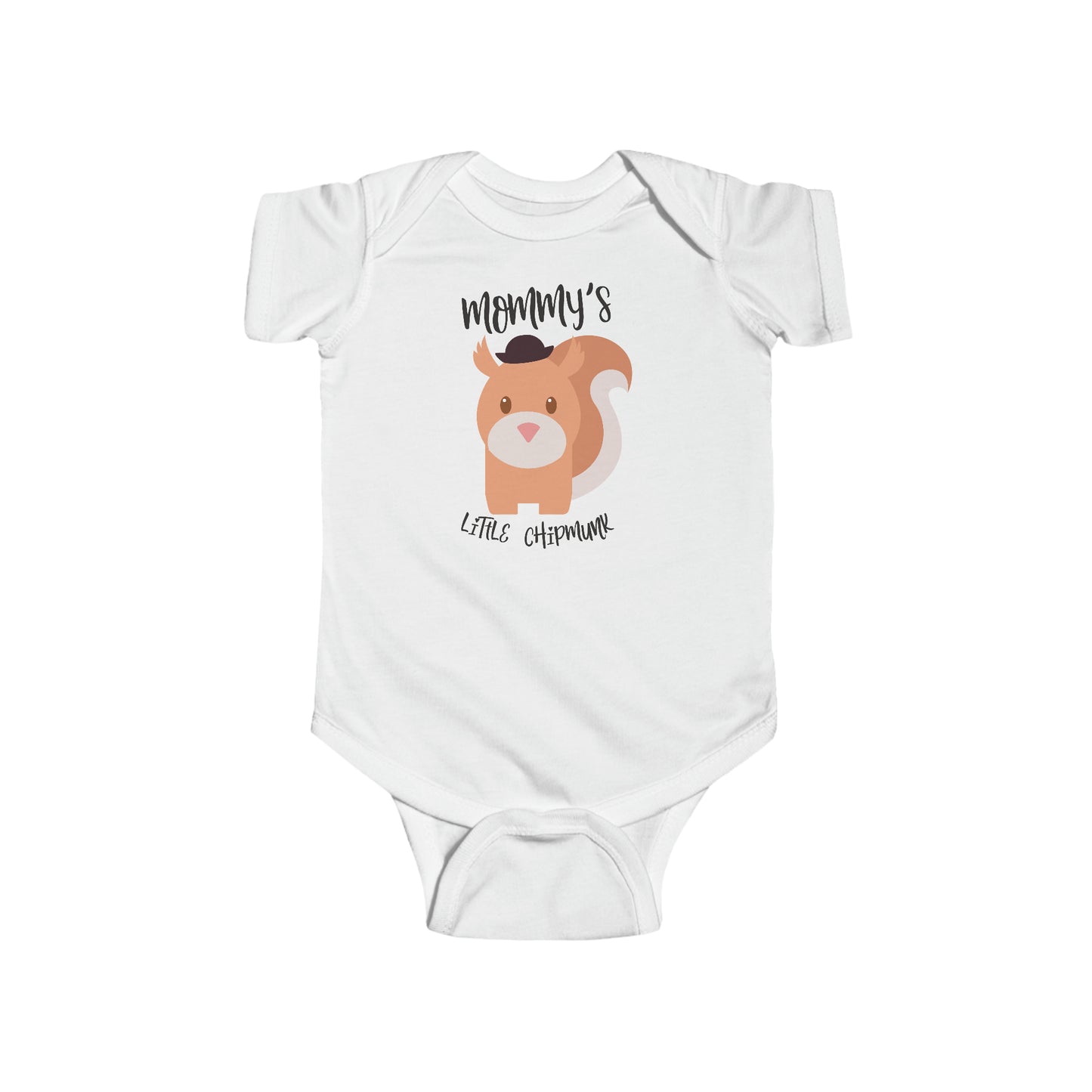 MOMMY'S LITTLE CHIPMUNK - Infant Fine Jersey Bodysuit - 4 color choices