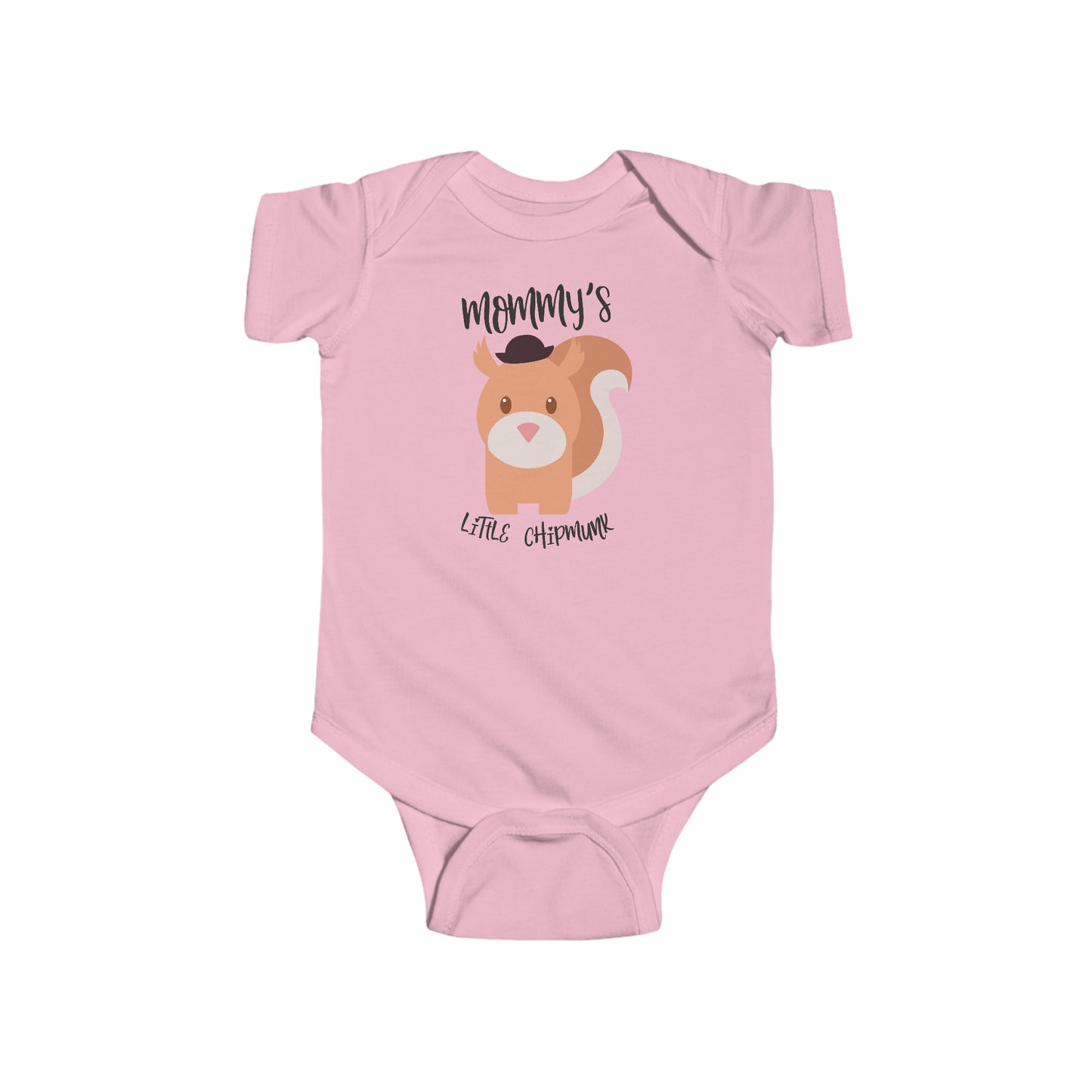 MOMMY'S LITTLE CHIPMUNK - Infant Fine Jersey Bodysuit - 4 color choices