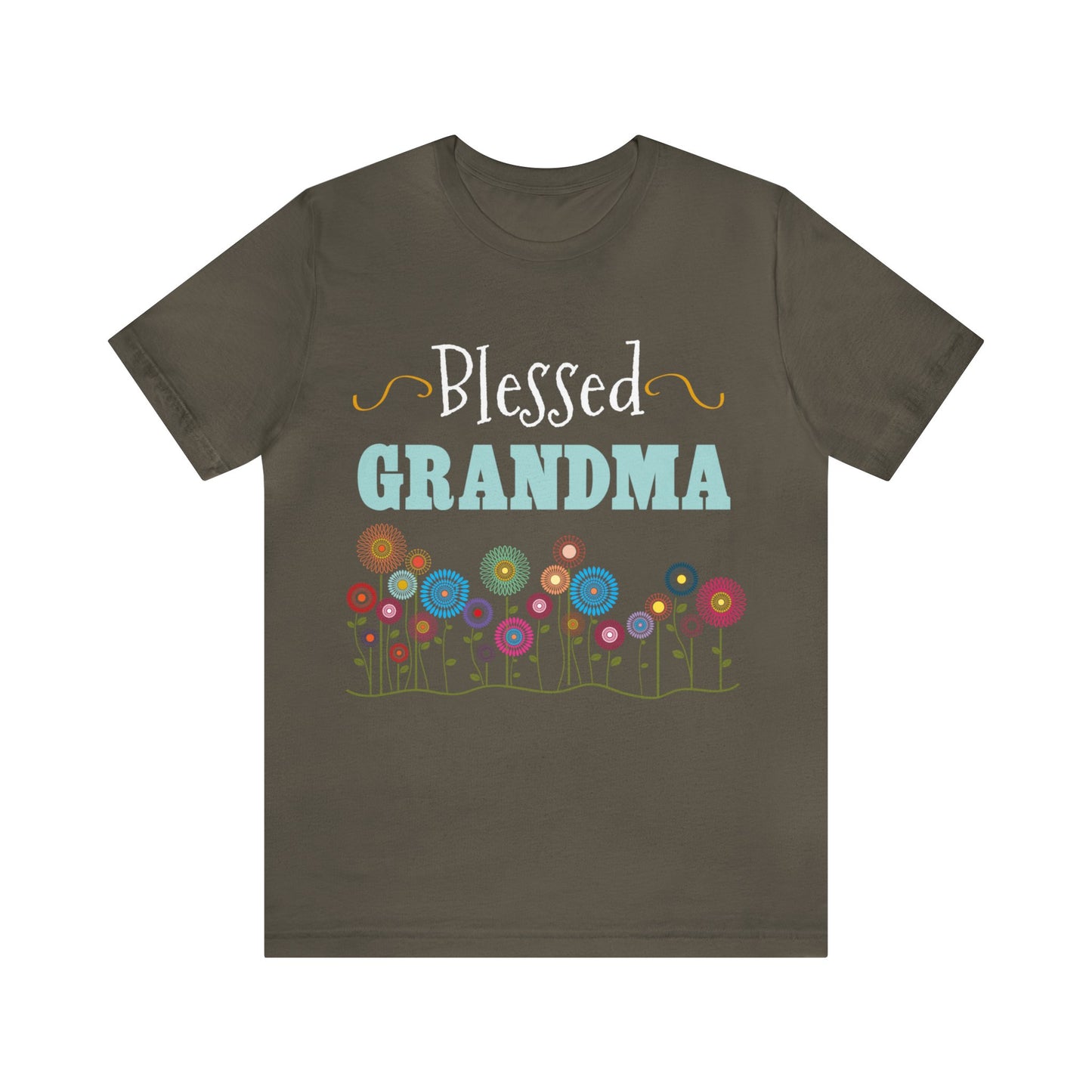 BLESSED GRANDMA - Jersey Tee - 10 COLORS - Sizes to 3 XL