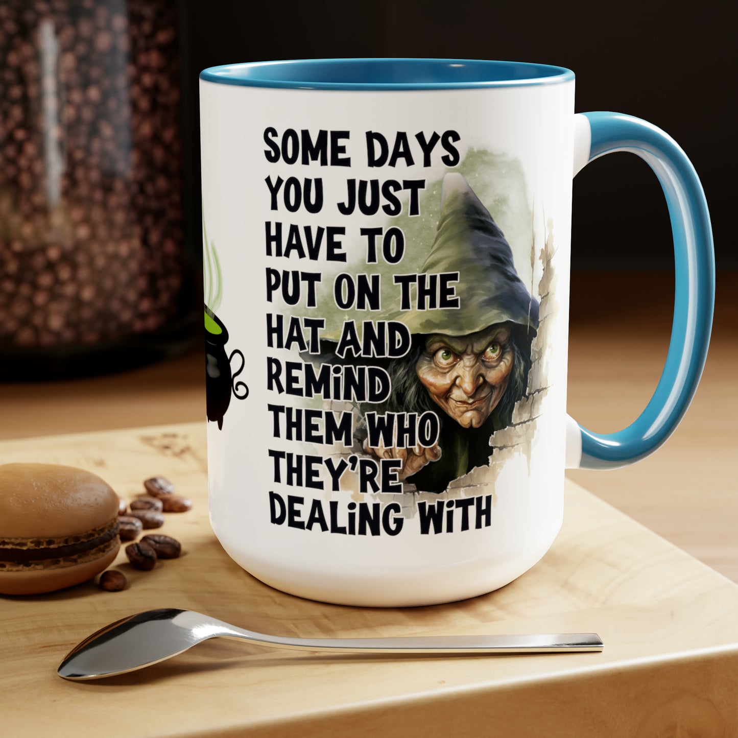 SOME DAYS  - Two-Tone Coffee Mug - 15oz - 5 Color Options