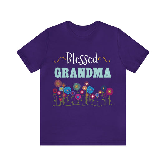 BLESSED GRANDMA - Jersey Tee - 10 COLORS - Sizes to 3 XL