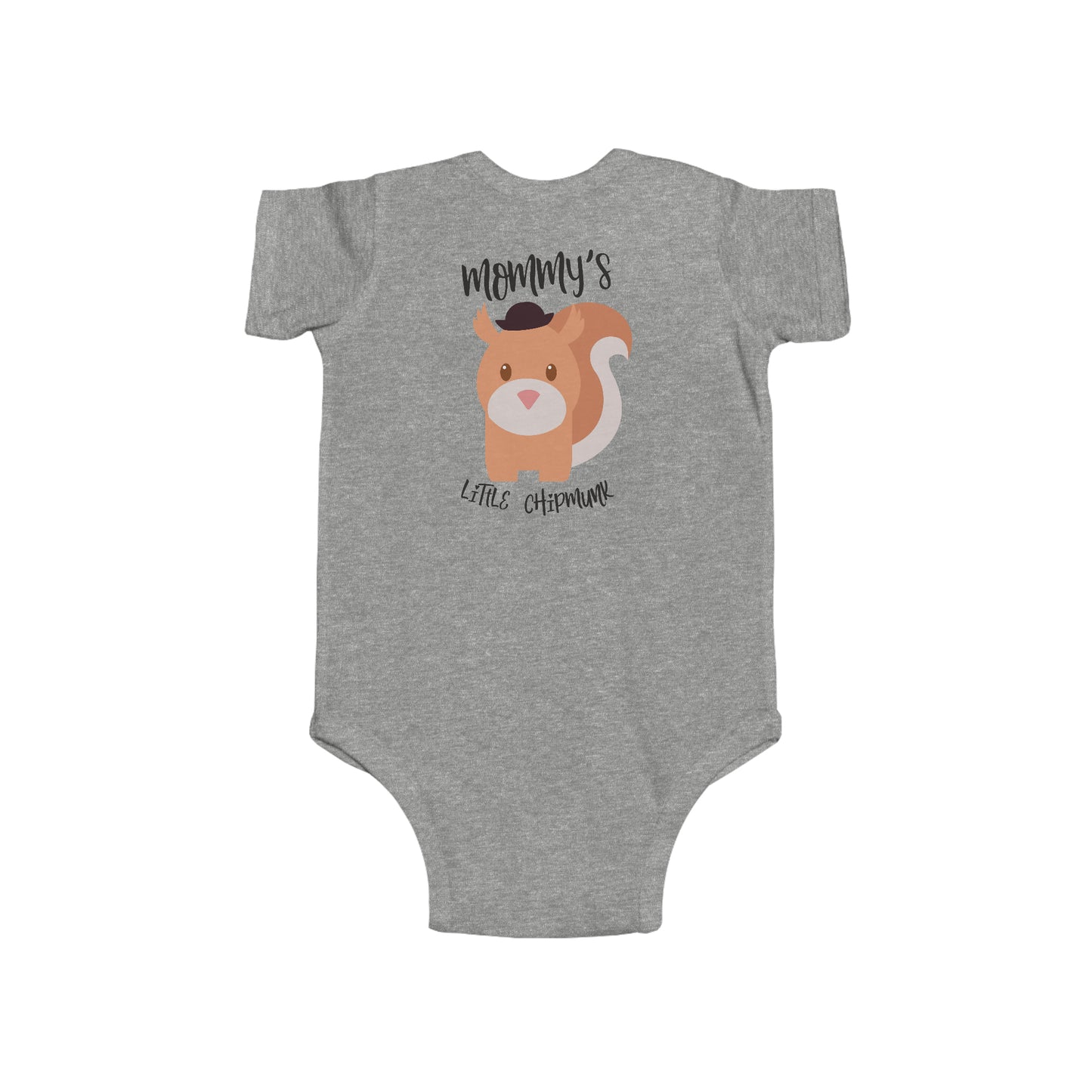 MOMMY'S LITTLE CHIPMUNK - Infant Fine Jersey Bodysuit - 4 color choices