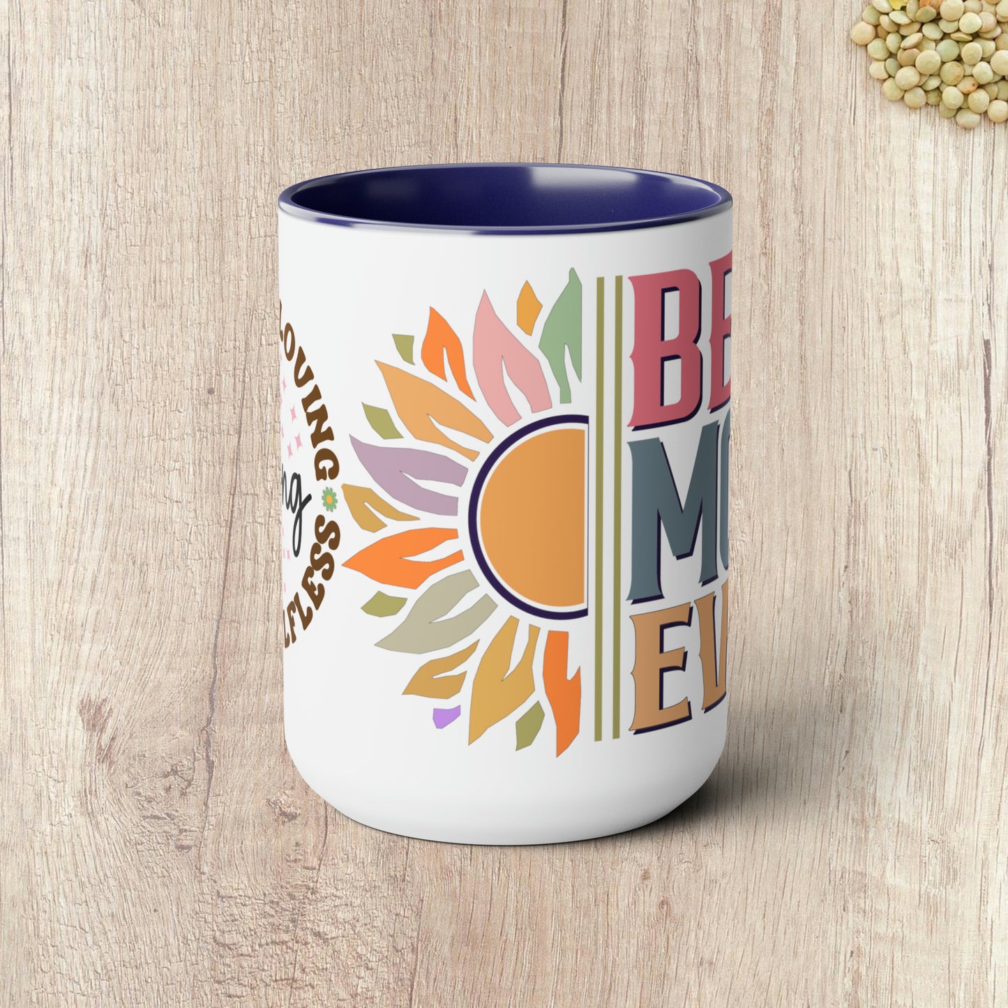 BEST MOM EVER - Two-Tone Coffee Mug - 15oz - 5 Color Options