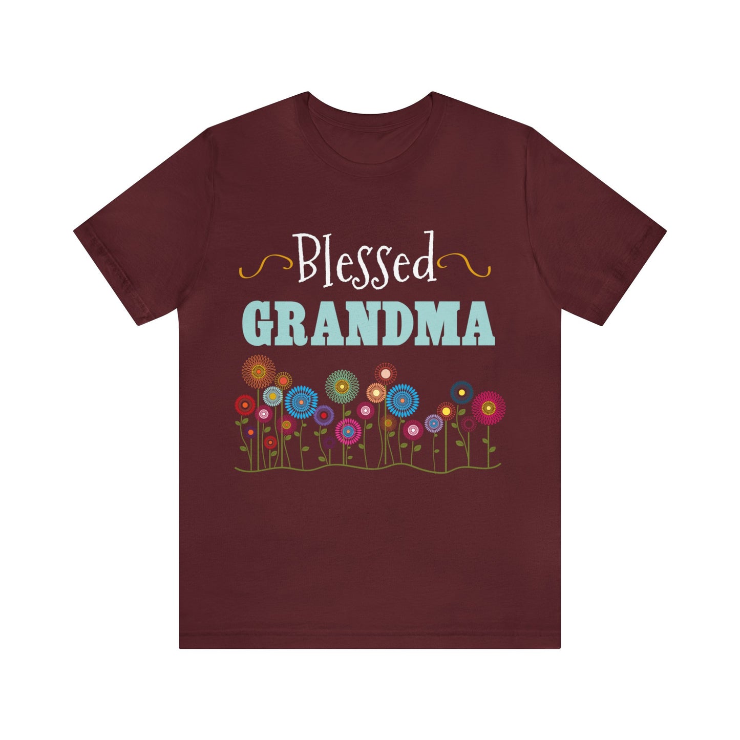 BLESSED GRANDMA - Jersey Tee - 10 COLORS - Sizes to 3 XL