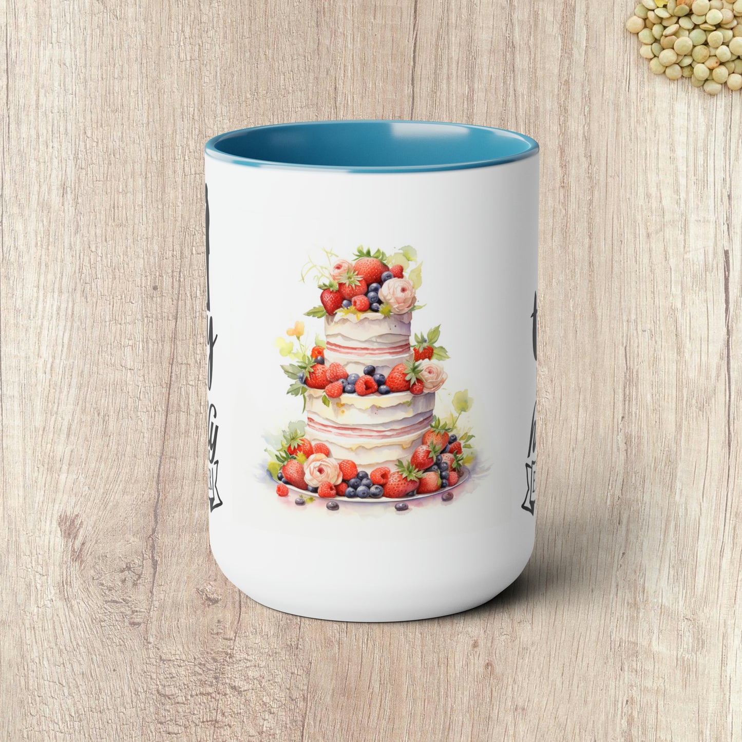 AND THEY LIVED HAPPILY EVER AFTER - Two-Tone Coffee Mug - 15oz - 5 Color Options