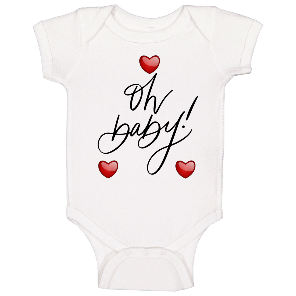 Oh Baby! - White Or Pink - Baby Bodysuit!