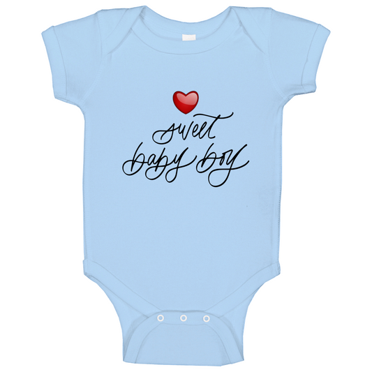 Sweet Baby Boy - Blue or White - Baby Bodysuit!