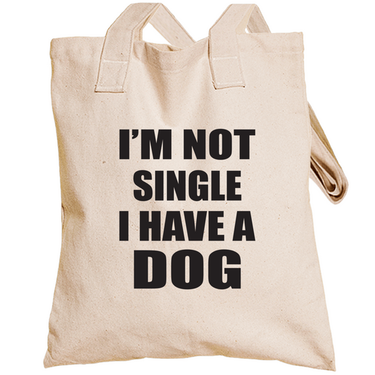 I'm Not Single Totebag - Natural