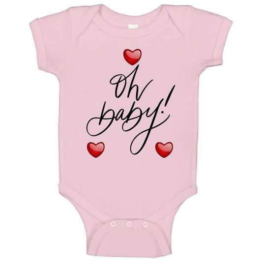 Oh Baby! - White Or Pink - Baby Bodysuit!